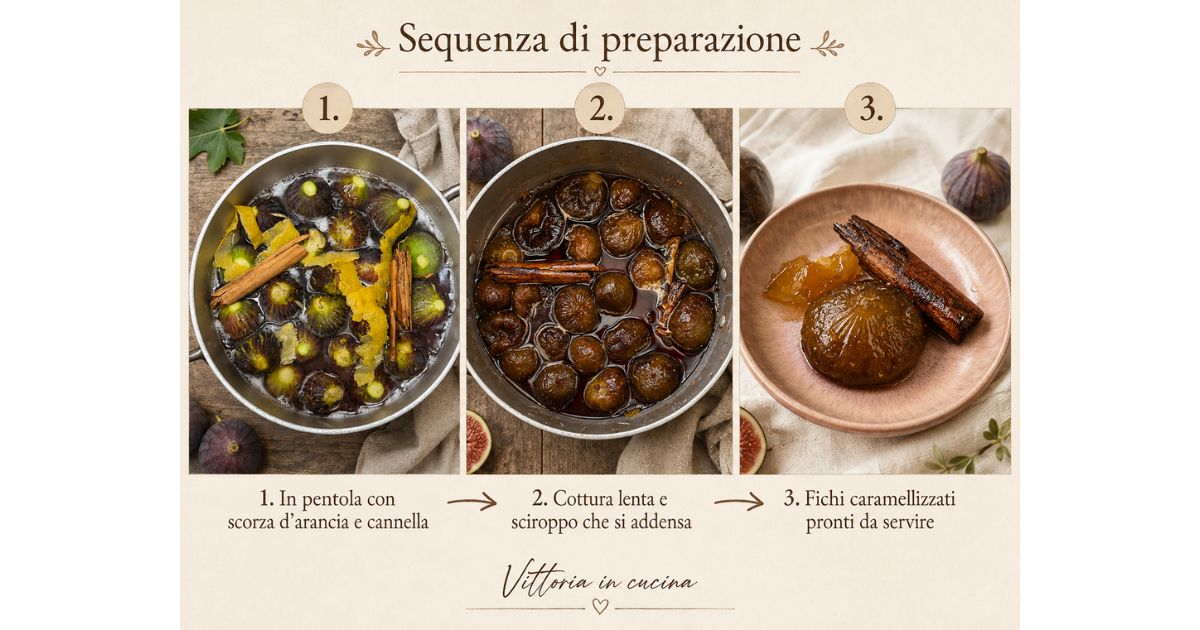 ricetta fichi caramellati